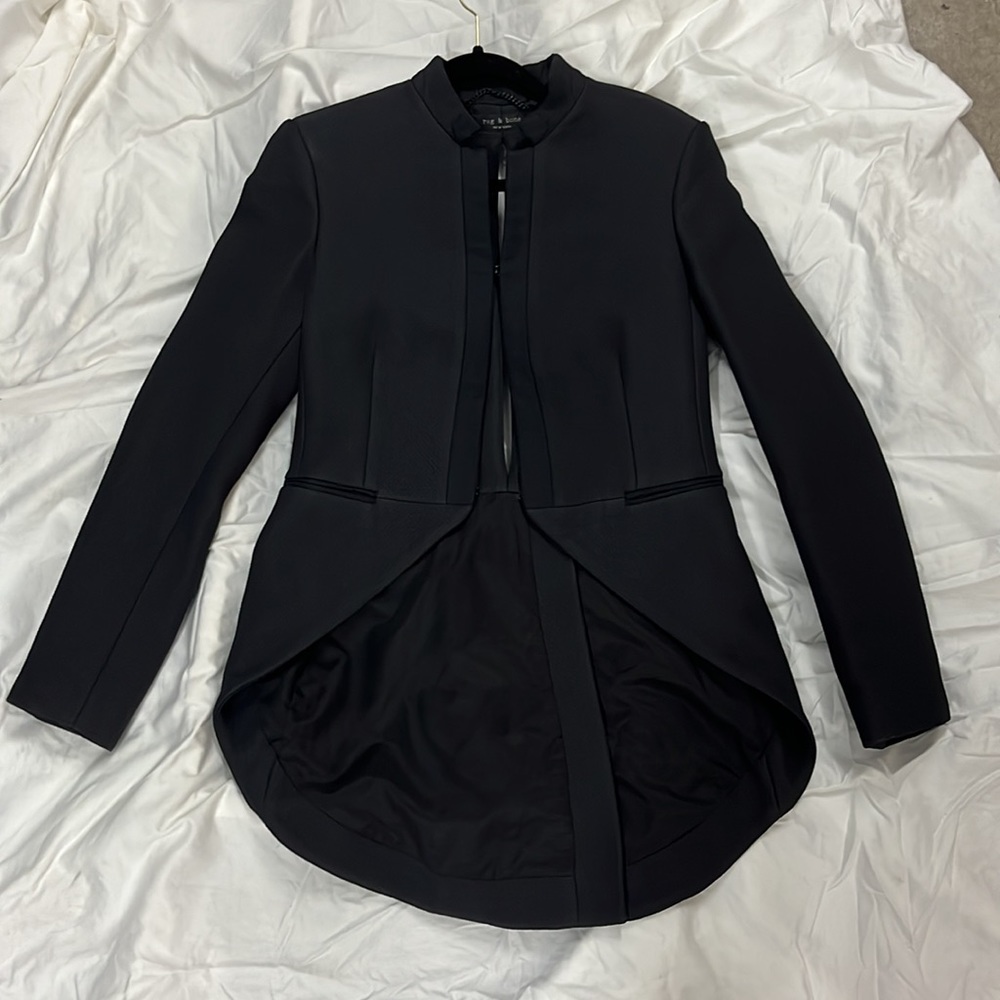 Rag & bone black tailcoat jacket